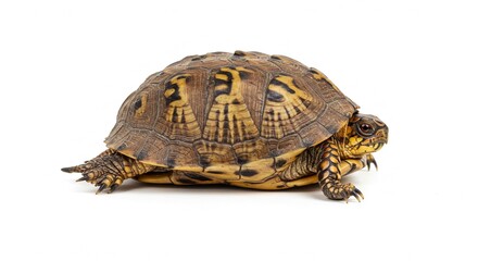 Obraz premium Eastern Box Turtle Crawling Reptile Shell Texture Wildlife Photography