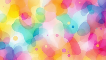 Colorful abstract pattern with overlapping multicolored shapes and gradients