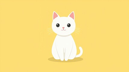 Obraz premium White Cat,