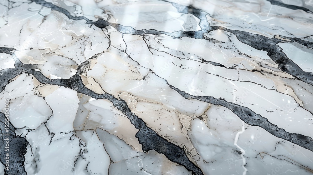 Poster abstract marble texture with intricate veins and natural patterns