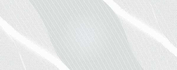 Premium background design with diagonal line pattern in grey colour. Vector white horizontal template for business banner, formal invitation backdrop, luxury voucher, prestigious gift certificate