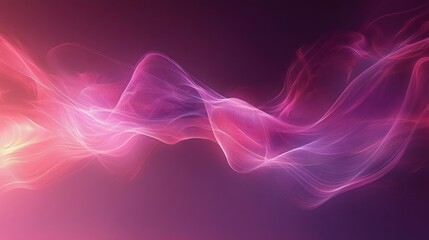 Obraz premium Abstract pink and purple flowing wave.