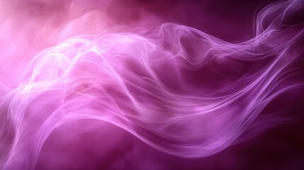 Obraz premium Abstract pink and purple smoke waves.