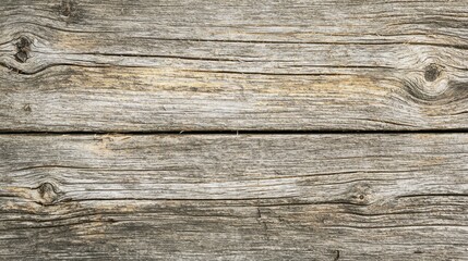 Fototapeta premium Weathered wooden planks with natural grain patterns and rustic texture
