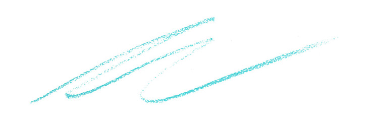 light blue pencil strokes isolated on transparent background