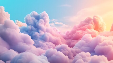 Colorful Clouds During Sunset Create a Beautiful Sky Over a Serene Landscape