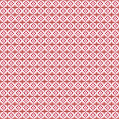 Red and White Diamond-Shaped Seamless Pattern Ikat