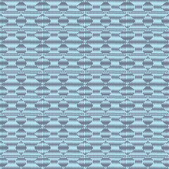 Blue Tribal-Inspired Geometric Seamless Pattern