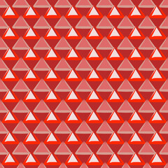 Bold Red Triangle Seamless Pattern