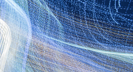 Motion BLUR abstract background with blurred magic line Christmas evening background