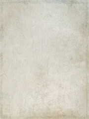 Watercolor paper background with ash gray paint tones and with a few small white spots scattered over the surface for added texture.