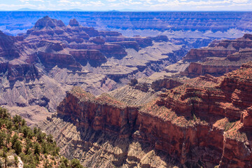 Bright Angel Canyon from the Grand Canyon North Rim