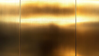Abstract Golden Background with Smooth Textures and Subtle Light