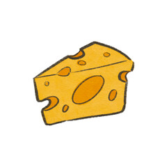 Drawing Cheese, transparent, cartoon, PNG