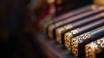 Intricate Wooden Crafts: A Collection of Ornate Hand-Carved  Items