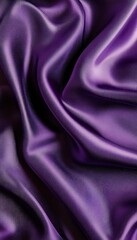 Obraz premium Elegant Purple Satin Fabric with Soft Smooth Texture for Design Use