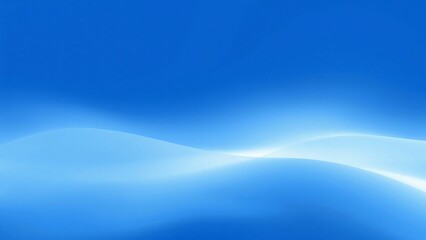 Abstract Blue Wave Background Serene Digital Texture