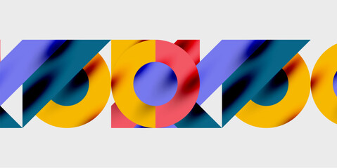 Vibrant abstract background circles with smooth gradients, creating a dynamic and modern design. Ideal for creative, tech, or contemporary-themed projects