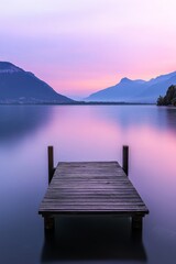 Obraz premium Peaceful Evening Air at Lake - View 3