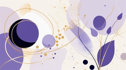 Obraz premium Hand drawn watercolor flowers