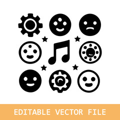 modern icon set vector illustration