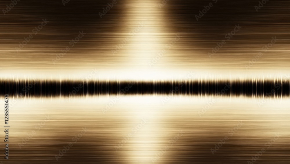 Aufkleber abstract golden and black wave pattern with smooth gradients creating a sense of motion