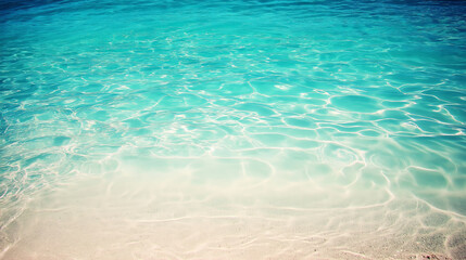 Obraz premium Clear waters lapping against the beach