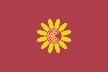 Sunflower Pizza Logo