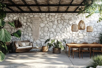 Obraz premium table and chairs