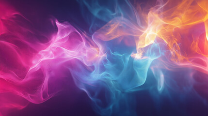 Fototapeta premium Innovative Abstract Design Featuring Intricate Swirling Patterns in Vibrant Colors. Generative AI