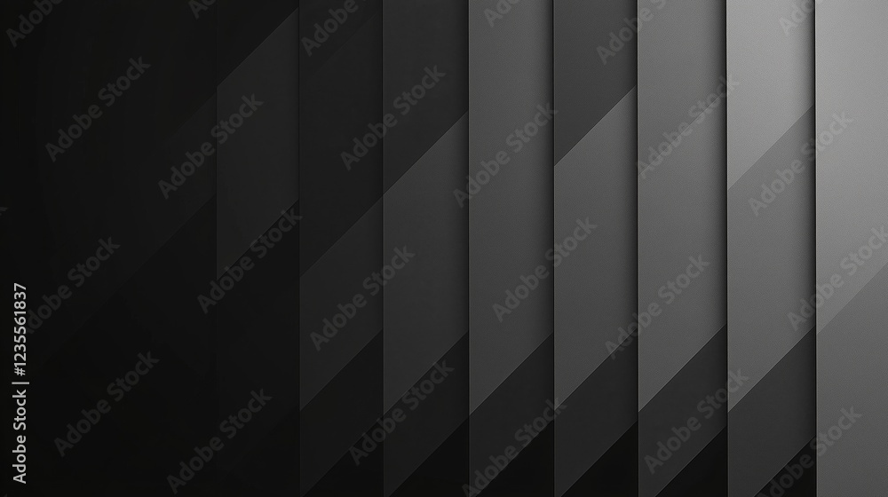Poster gradient transition with bold monochrome elements in design