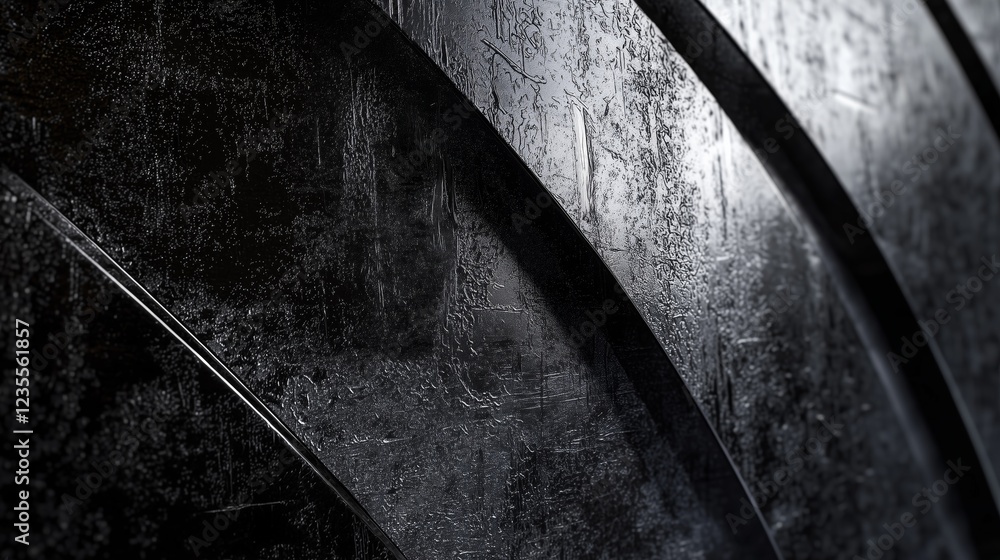 Poster metallic graphite texture with gradient transitioning patterns