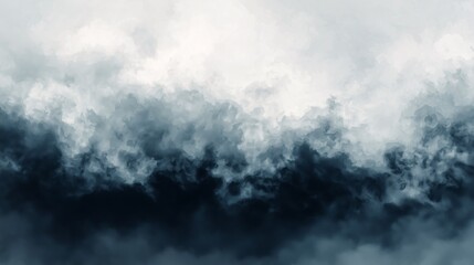 Obraz premium Dark Stormy Sky with Gradients Transitioning from Dark to Light