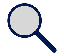 Magnifying Glass Vector Sign, Search Icon Research Vector Illustration