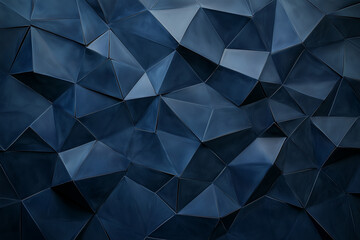 Fototapeta premium A minimalist background with repeating geometric shapes in deep navy blue background 