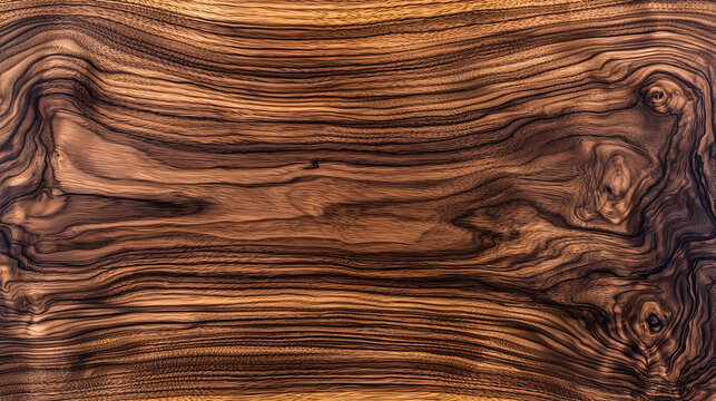 Detailed close-up of a richly textured dark wooden surface, showcasing natural grain patterns