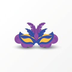 mask illustration carnival. mask illustration for mardi gras carnival