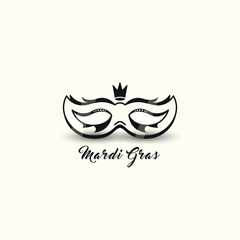 mask illustration carnival. mask illustration for mardi gras carnival