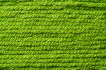 macro picture of green color thread texture abstract close up fabric background textile surface wallpaper template for banner website backdrop poster