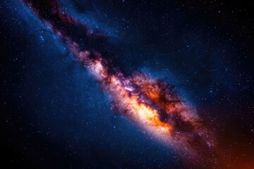 Cosmic River: A Celestial Tapestry of Stars and Nebulae