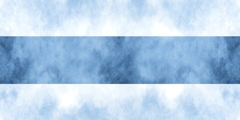 Abstract Blue Watercolor Background Texture Banner Design Two Tone Shades Cloud like Pattern