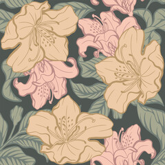 6. Azalea flower pattern