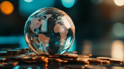 Global financial trends impacting businesses urban environment infographic perspective economic analysis supply chain dynamics