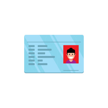 self identity card vector