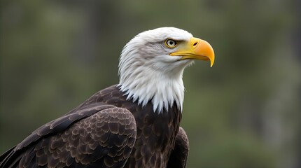 Majestic Bald Eagle Profile Close Up Photography Stunning Wildlife Image Nature Bird of Prey American Symbol