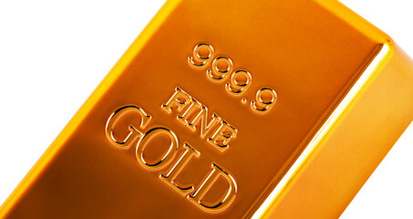 A gold bar indicating the purity of 999.9