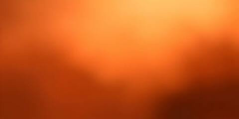 Naklejka premium Vibrant sunset sky, abstract gradient background, warm orange and yellow hues, fiery atmosphere, smooth color transition, ethereal cloudscape, digital art, high resolution, dramatic lighting, minimal 