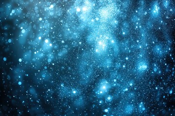 Obraz premium Sparkling Blue Glitter Background Festive Shimmering Texture Perfect for Holiday Designs
