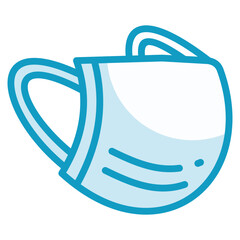 Face Mask  Icon Element For Design