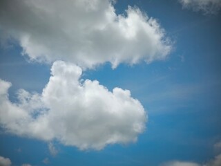 blue sky with clouds